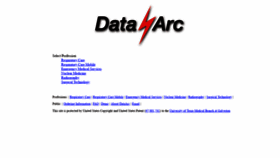 What Dataarc.ws website looked like in 2019 (4 years ago)