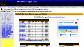 What Driveraverages.com website looked like in 2019 (4 years ago)