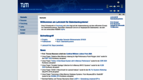What Db.in.tum.de website looked like in 2019 (4 years ago)