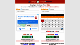 What Daylight-savings.com website looked like in 2019 (5 years ago)