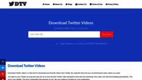 What Downloadtwittervideos.net website looked like in 2019 (4 years ago)