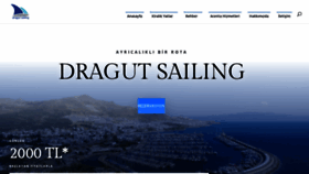 What Dragutsailing.com website looked like in 2019 (4 years ago)