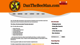 What Danthebeeman.com website looked like in 2019 (4 years ago)