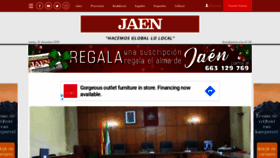What Diariojaen.es website looked like in 2019 (4 years ago)