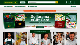 What Dollarama.com website looked like in 2019 (4 years ago)