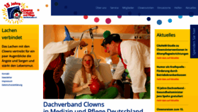 What Dachverband-clowns.de website looked like in 2020 (4 years ago)