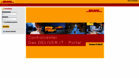 What Deliverit.dhl.com website looked like in 2020 (4 years ago)
