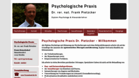 What Dr-pietzcker.de website looked like in 2020 (4 years ago)