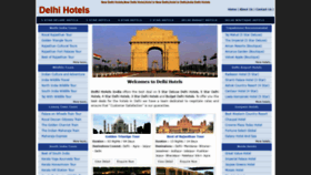 What Delhihotels-india.com website looked like in 2020 (4 years ago)