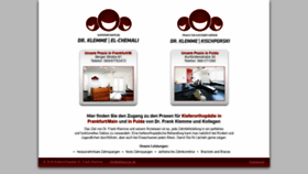 What Drklemme.de website looked like in 2020 (4 years ago)