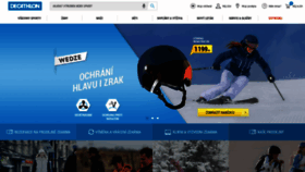 What Decathlon.cz website looked like in 2020 (4 years ago)