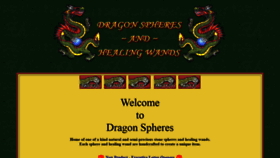 What Dragonspheres.com website looked like in 2020 (4 years ago)