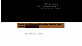 What Dynamicjets.com website looked like in 2020 (5 years ago)