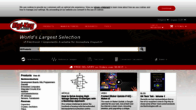 What Digikey.bg website looked like in 2020 (5 years ago)