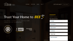 What Dreambathsbybee.com website looked like in 2020 (4 years ago)