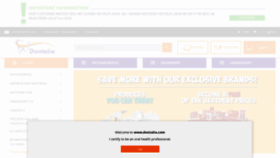 What Dontalia.com website looked like in 2020 (4 years ago)