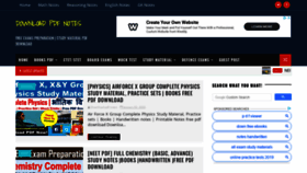 What Downloadpdfnotes.com website looked like in 2020 (4 years ago)