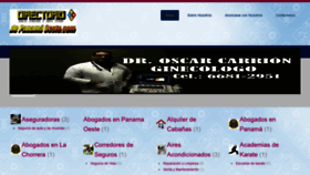 What Directoriodepanamaoeste.com website looked like in 2020 (4 years ago)