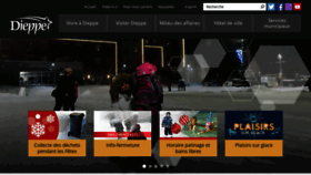 What Dieppe.ca website looked like in 2020 (4 years ago)