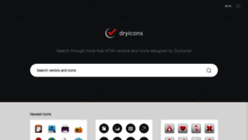 What Dryicons.com website looked like in 2020 (4 years ago)