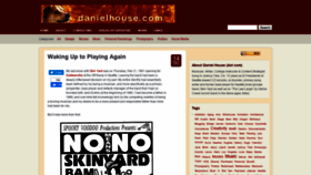 What Danielhouse.com website looked like in 2020 (4 years ago)