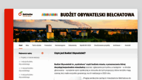 What Decydujemy.belchatow.pl website looked like in 2020 (4 years ago)