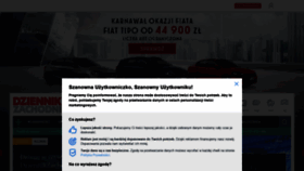 What Dziennikzachodni.pl website looked like in 2020 (4 years ago)