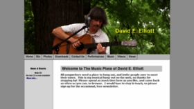 What Davideelliott.net website looked like in 2020 (5 years ago)