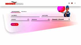 What Discountflights.com.de website looked like in 2020 (4 years ago)