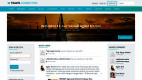 What Demo.socialengine.com website looked like in 2020 (4 years ago)
