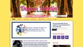What Daynamartin.com website looked like in 2020 (4 years ago)