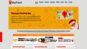 What Daytrack.in website looked like in 2020 (4 years ago)