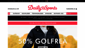 What Dailysports.se website looked like in 2020 (4 years ago)