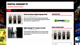 What Digitalsignage.tv website looked like in 2020 (4 years ago)