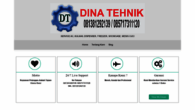 What Dinatehnik.com website looked like in 2020 (4 years ago)