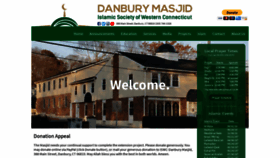 What Danburymasjid.com website looked like in 2020 (4 years ago)