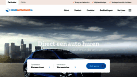 What Dealerautoverhuur.nl website looked like in 2020 (4 years ago)