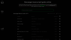 What Descargarmusica.me website looked like in 2020 (4 years ago)