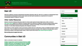 What Dissertations.mak.ac.ug website looked like in 2020 (4 years ago)