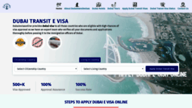 What Dubaitransitevisa.com website looked like in 2020 (4 years ago)