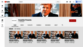 What Deepfakepresents.com website looked like in 2020 (4 years ago)