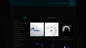 What Darkscene.org website looked like in 2020 (4 years ago)