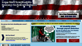 What Disabilityinsuranceforfederalemployees.com website looked like in 2020 (4 years ago)