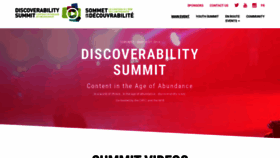 What Discoverability.ca website looked like in 2020 (4 years ago)