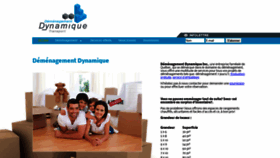 What Demenagementdynamique.com website looked like in 2020 (4 years ago)