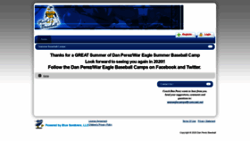 What Danperezbaseball.com website looked like in 2020 (4 years ago)
