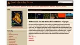 What Das-leben-des-brian.de website looked like in 2020 (4 years ago)
