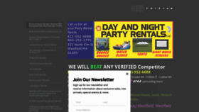 What Dayandnightpartyrental.com website looked like in 2020 (4 years ago)
