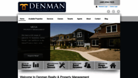 What Denmanrealty.com website looked like in 2020 (4 years ago)