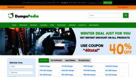 What Dumpspedia.co website looked like in 2020 (4 years ago)